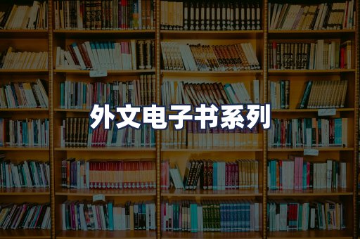 外文电子书系列